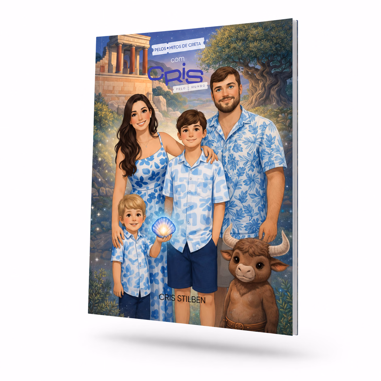 Capa do livro Cris Pelo Mundo: Pelo Mitos de Creta